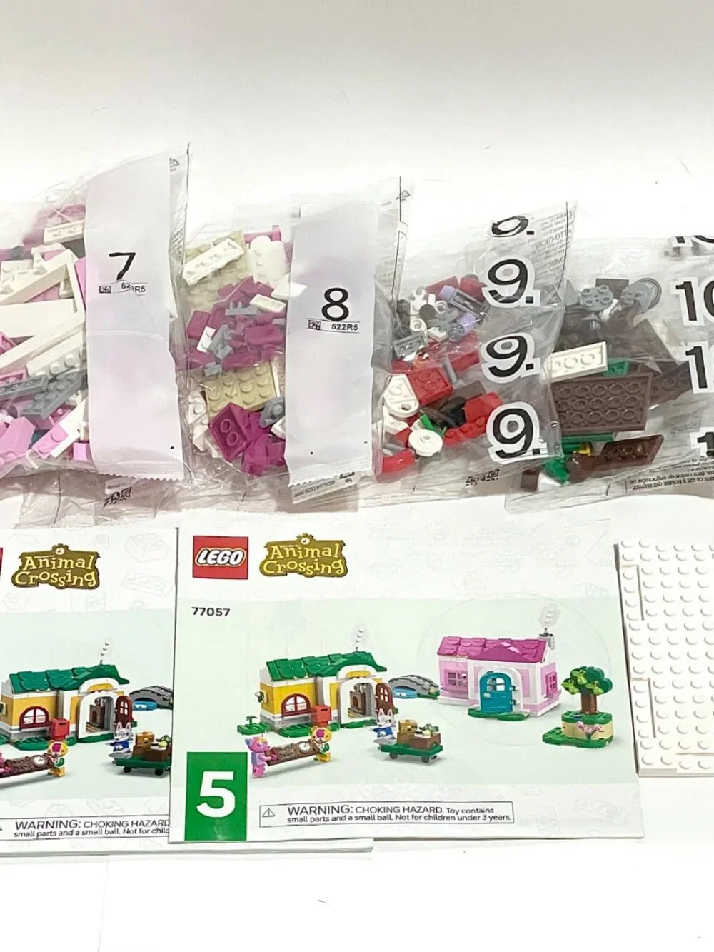 LEGO 77057 Animal Crossing Pink Creative Houses Seasons *NO MINIFIGURES* NEW